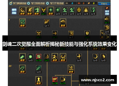 剑魂二次觉醒全面解析揭秘新技能与强化系统效果变化 剑魂二次觉醒全面解析揭秘新技能与强化系统效果变化